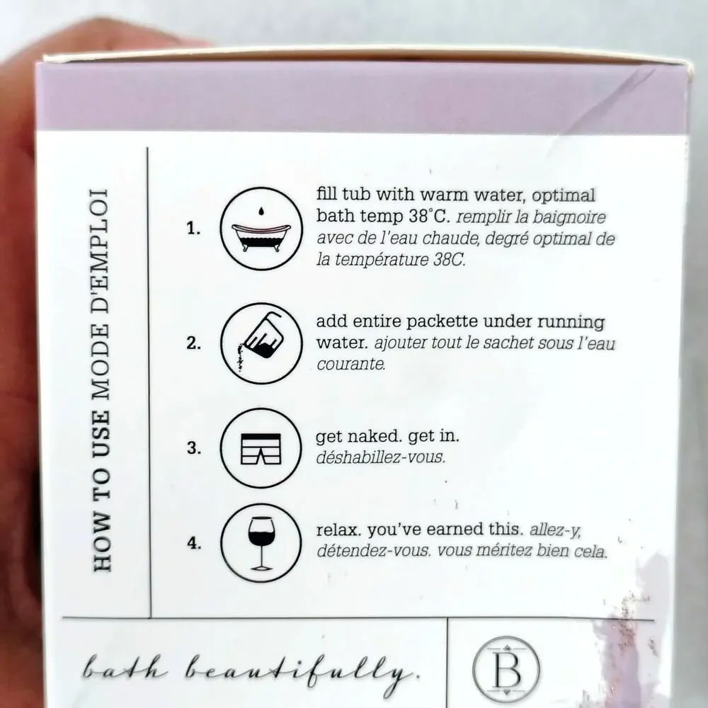2 Bathorium Crush Patchouli Pink Grapefruit Relaxing Bath Soak Bath Bomb 300g
